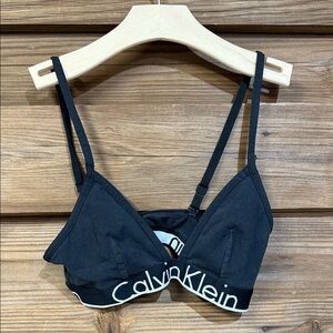 Calvin Klein Black Triangle Bra